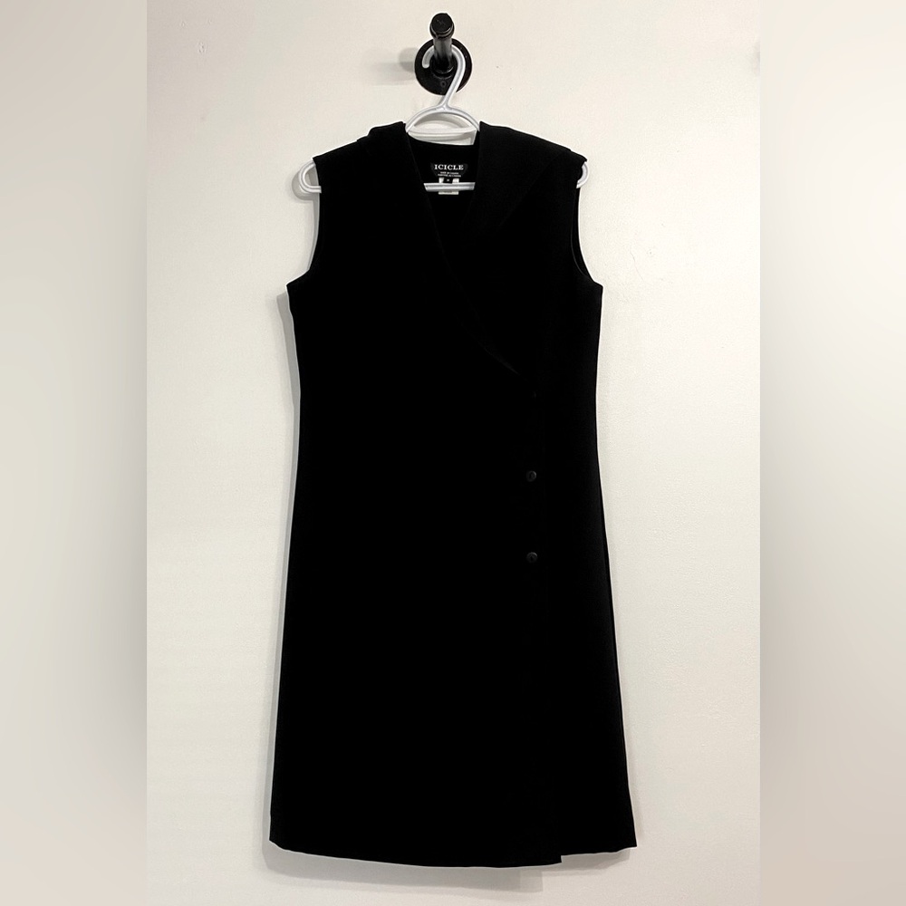 Button up hooded dress